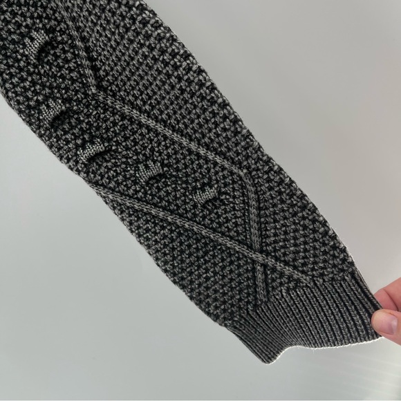 RAILS LISETTE TEXTURED CREWNECK VINTAGE BLACK INDIE GRUNGE SWEATER SIZE LARGE - Picture 6 of 12